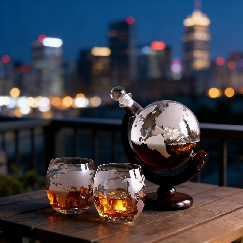 Creative Globe Decanter Set wi - Decanter Globe Set recension och pris
