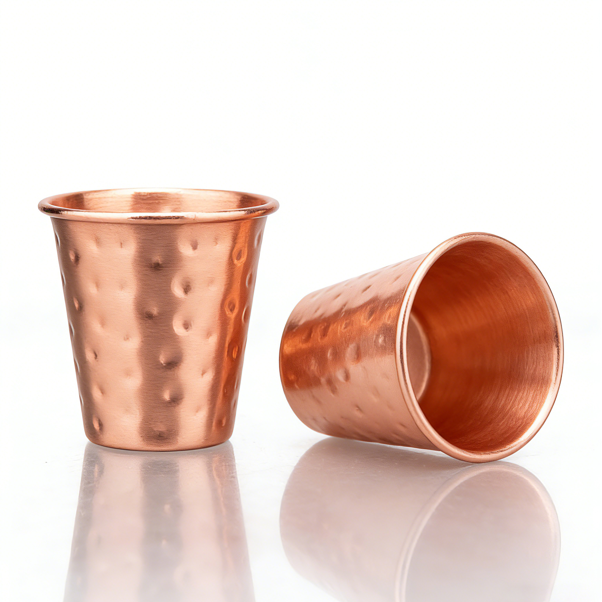 6cs 8Pcs New 100% Copper Cups  - Mule Copper Mug recension och pris