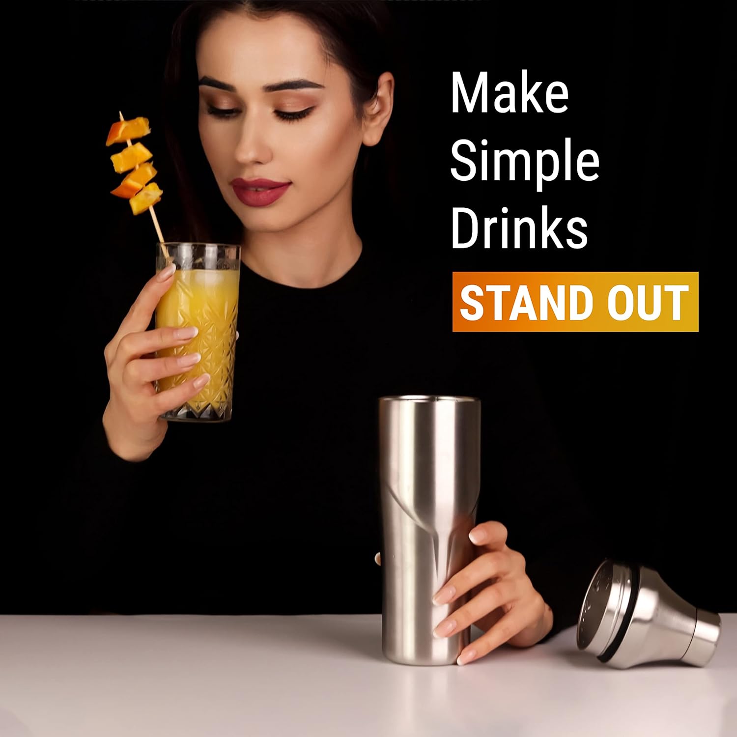 24oz Double Wall Vacuum Insula - Bar Spoon Twisted recension och pris