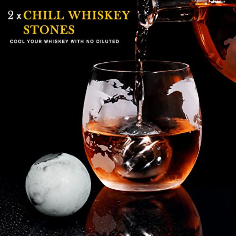 Gifts for Men Dad Fathers Day, - Decanter Globe Set recension och pris