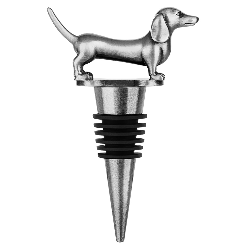 Wine Bottle Stopper Dachshund  - Wine Preservation Pump recension och pris