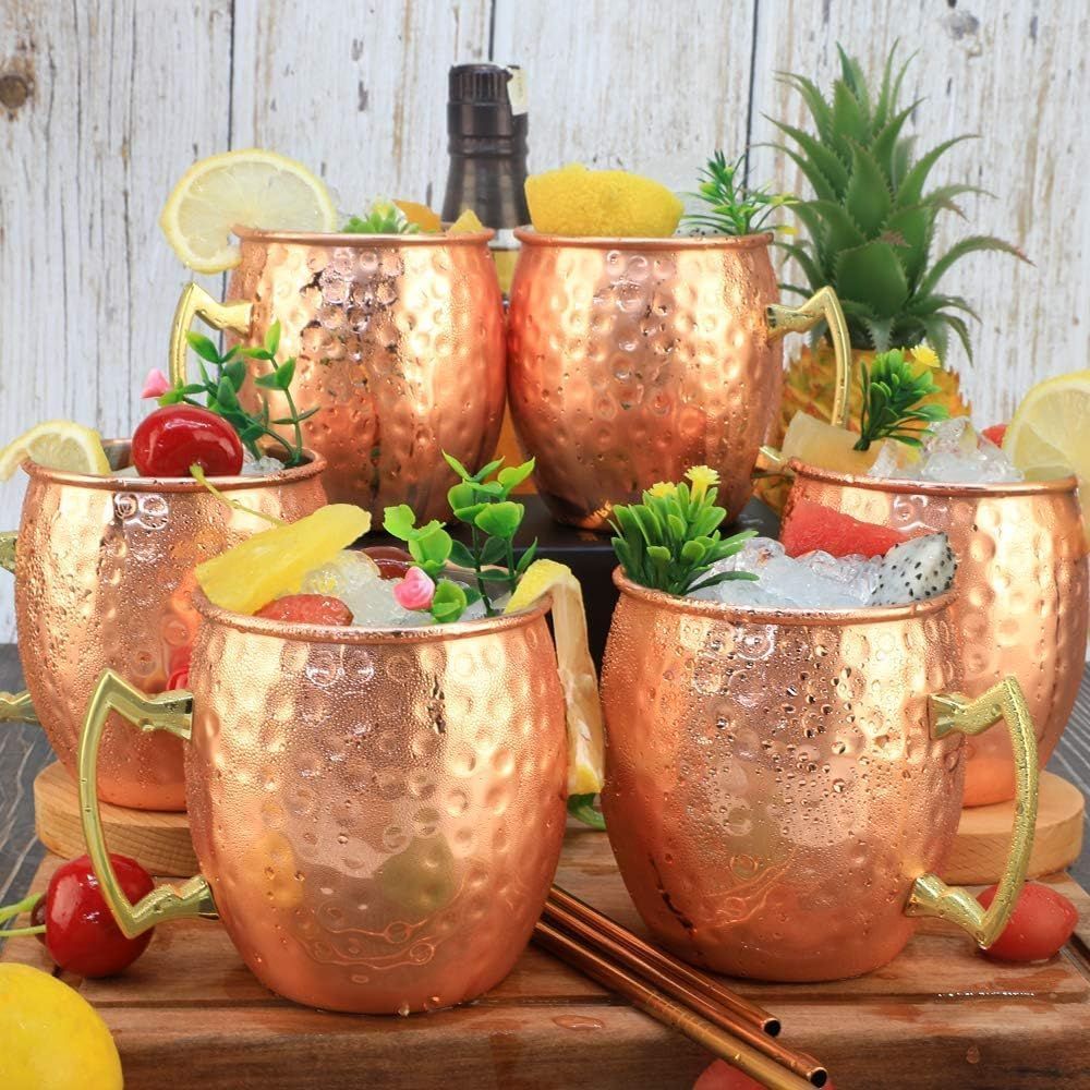 Moscow Mule Copper Mugs- Set o - Mule Copper Mug recension och pris