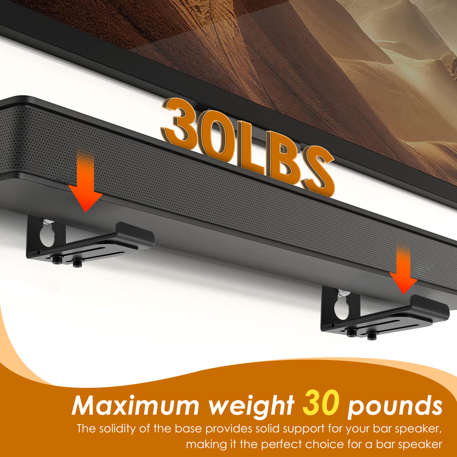 2Pcs Soundbar Speaker Stands W - Home Bar Setup recension och pris