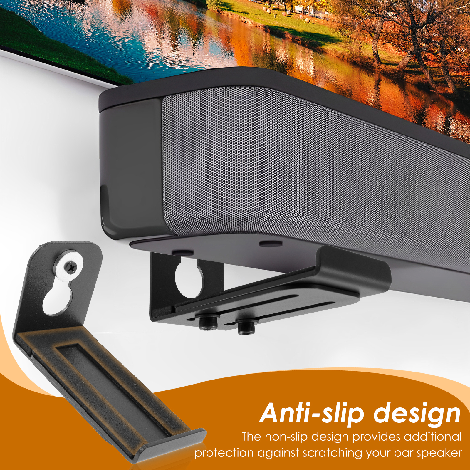 2Pcs Soundbar Speaker Stands W - Home Bar Setup recension och pris