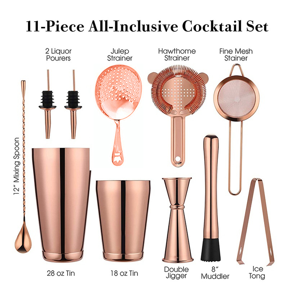 Cocktail Shaker Bar Set: 2 Wei - Boston Shaker Set recension och pris