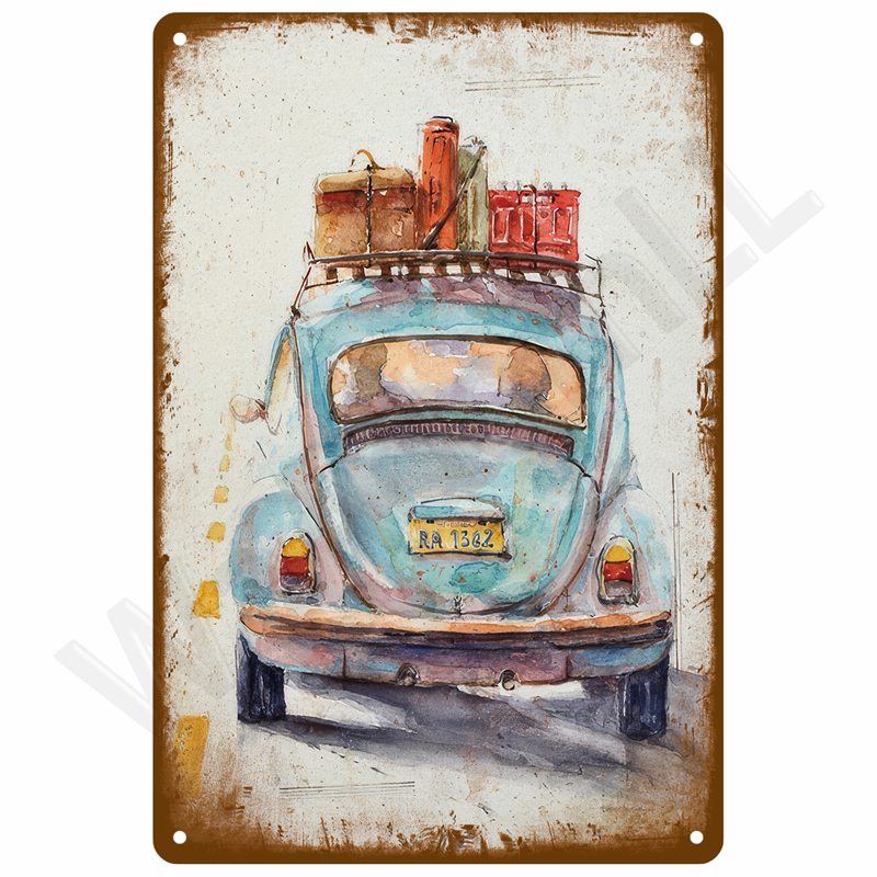 Vintage Metal Plate Tin Sign P - Home Bar Accessories recension och pris