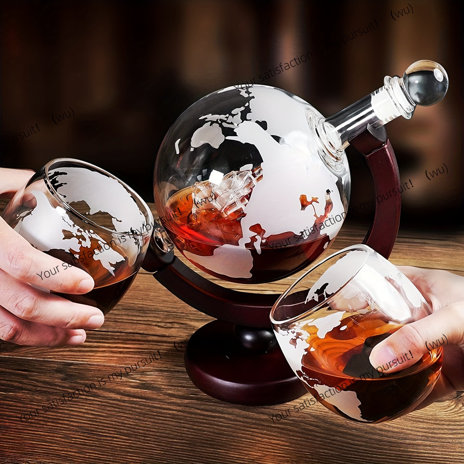 Whiskey Decanter Globe Set wit - Decanter Globe Set recension och pris