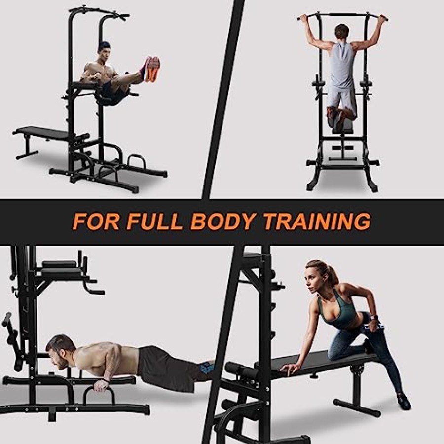 Power Tower with Weight Bench  - Home Bar And Gym recension och pris