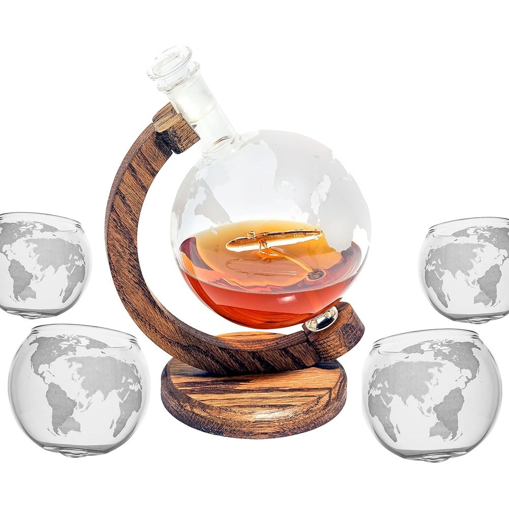 Submarine Decanter Set, Globe  - Decanter Globe Set recension och pris
