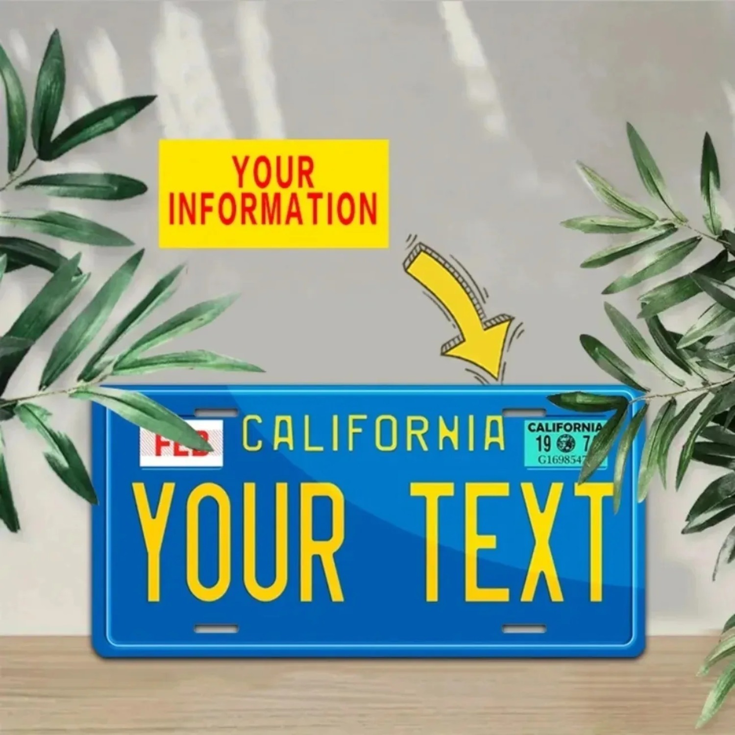 Customizable California Retro  - Home Bar Signs recension och pris