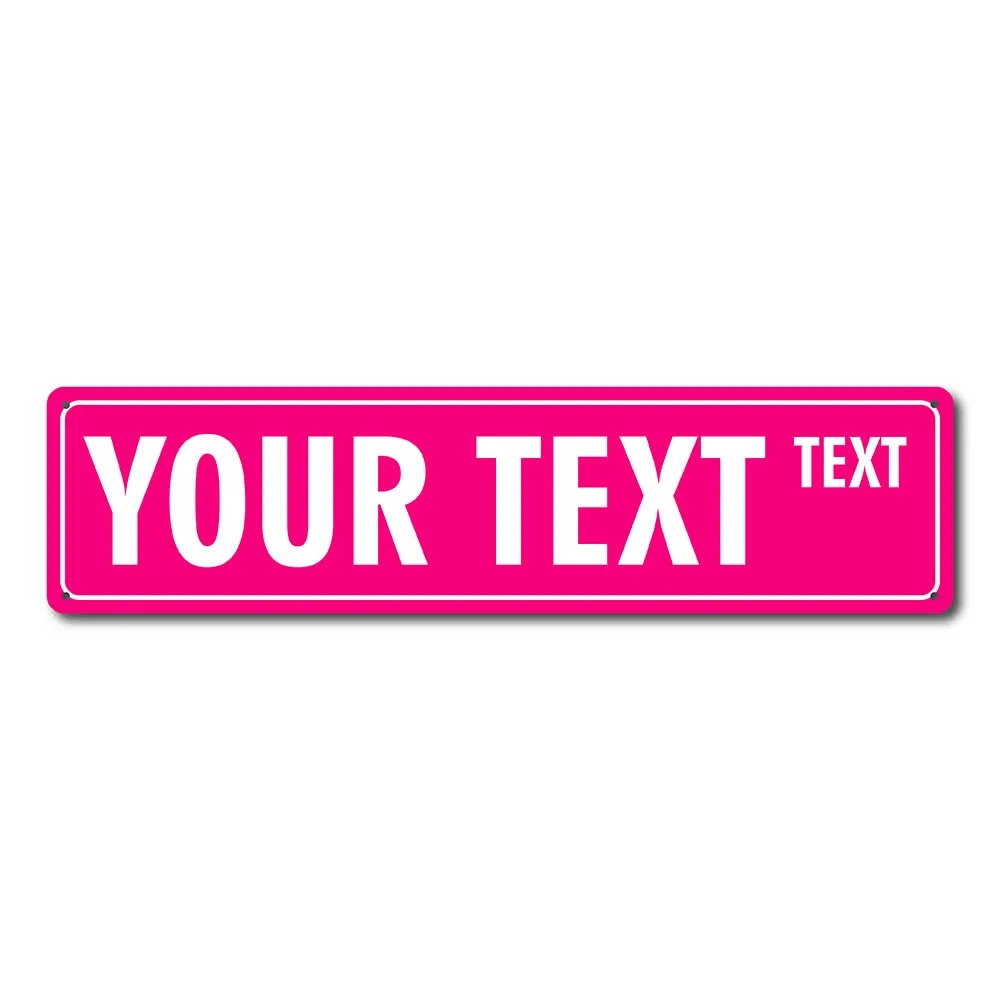 Personalized Hot Pink Vintage  - Home Bar Signs recension och pris