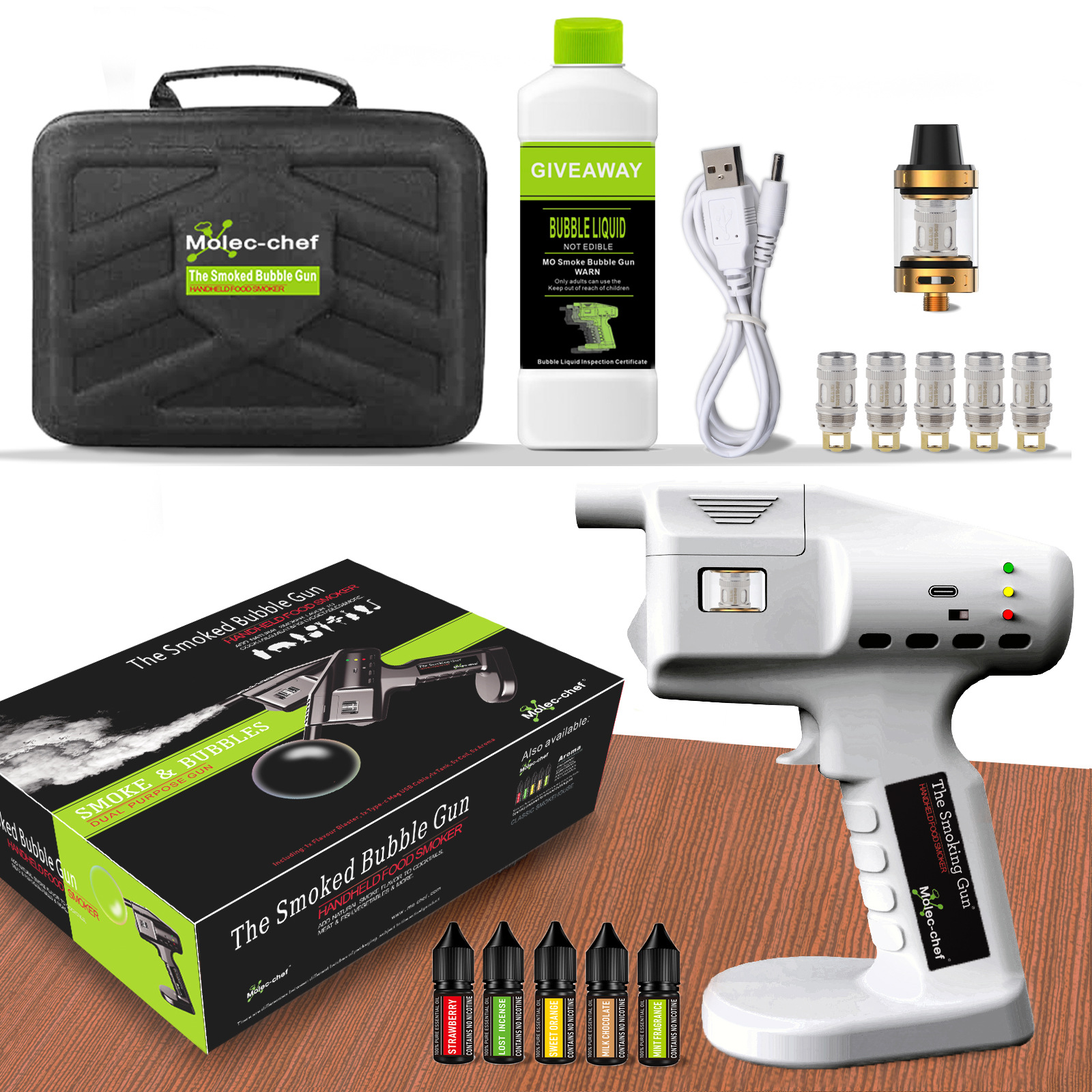 Smoke Gun Cocktail, Cocktail S - Smoking Gun Kit recension och pris