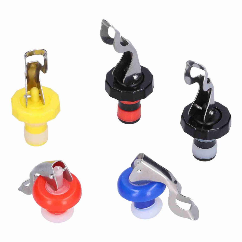 5pcs Silicone Wine Bottle Plug - Wine Preservation Pump recension och pris
