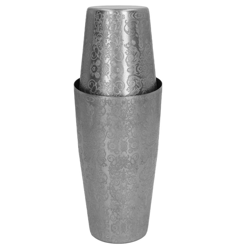 2 Piece Set Etched Pattern Bos - Boston Shaker Set recension och pris