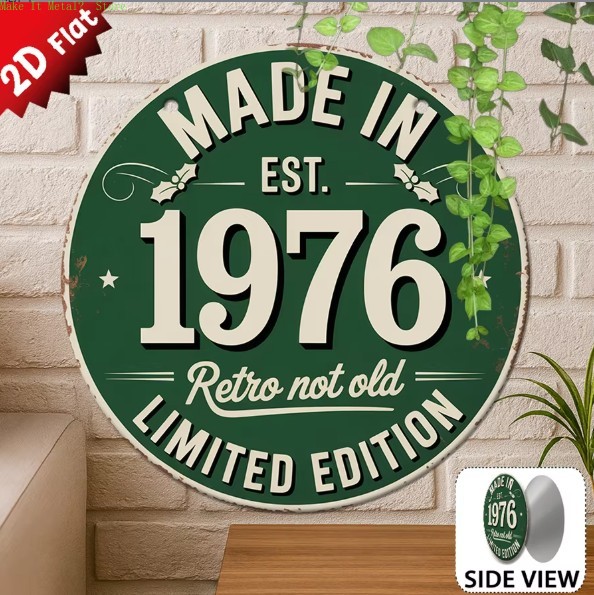 Made in 1976 Retro Not Old 2D  - Home Bar Accessories recension och pris