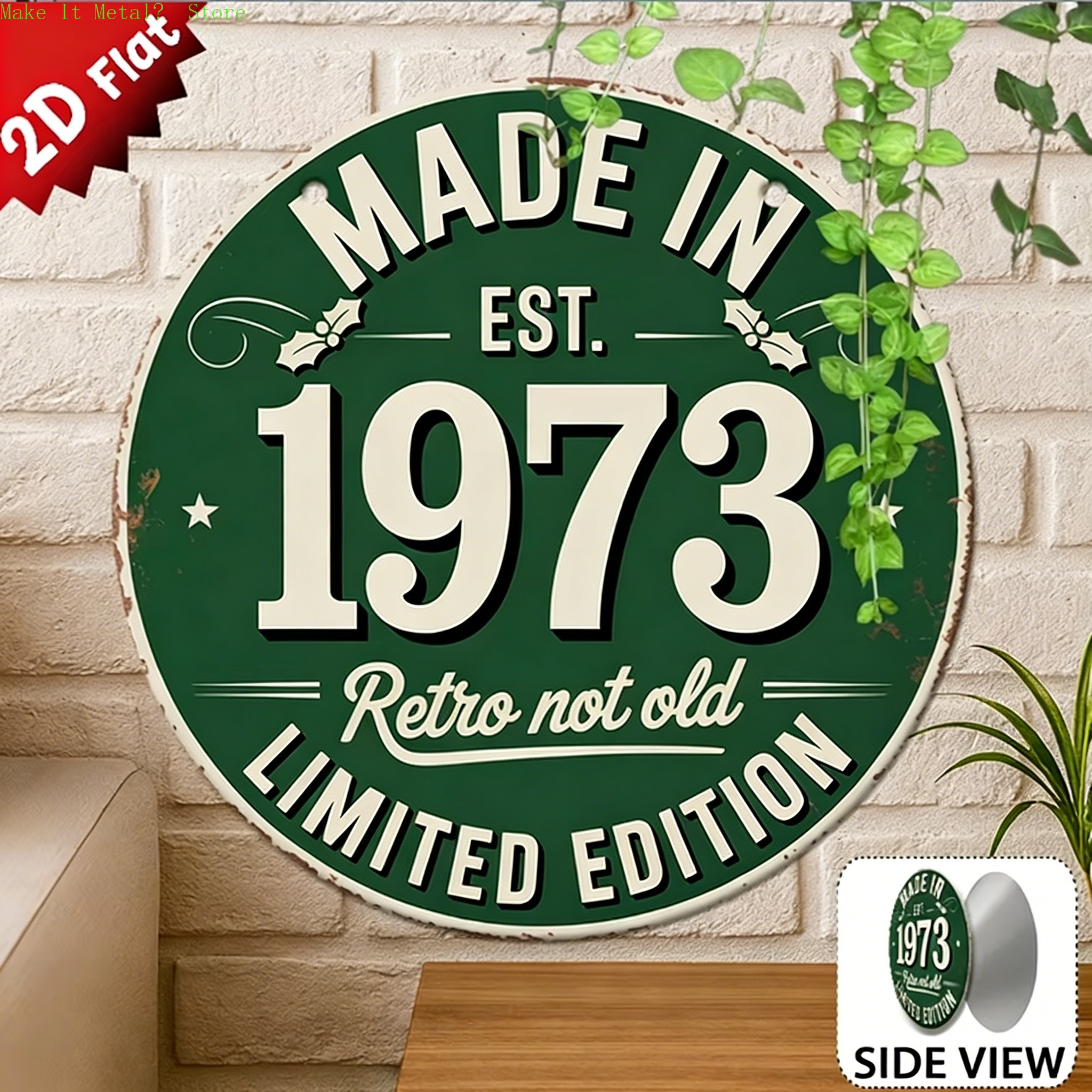 Made in 1976 Retro Not Old 2D  - Home Bar Accessories recension och pris