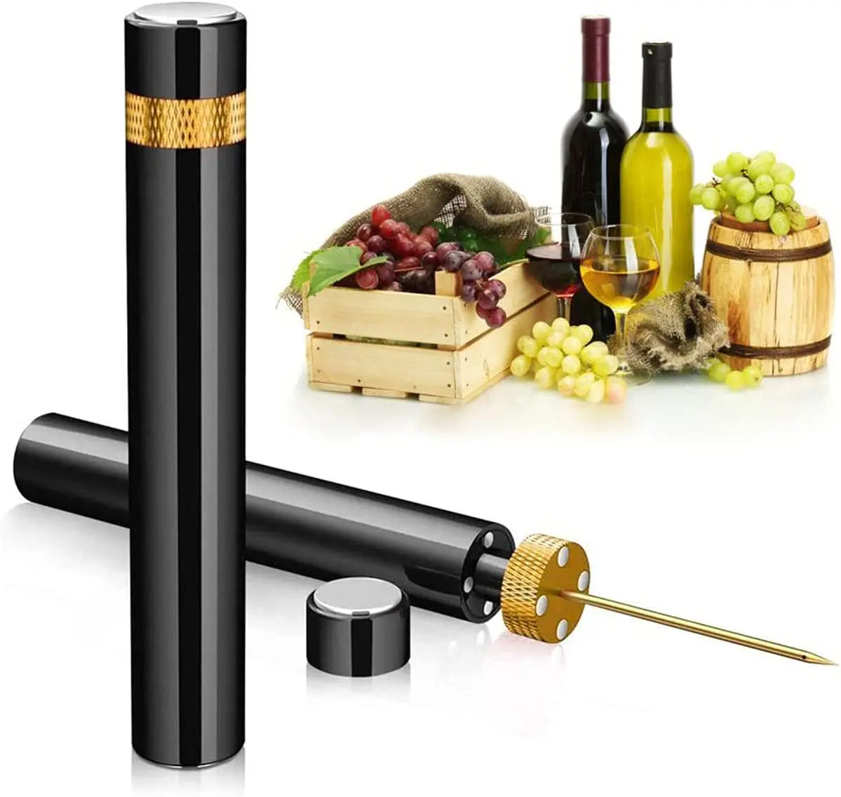 Red Wine Bottle Opener Air Pre - Wine Preservation Pump recension och pris