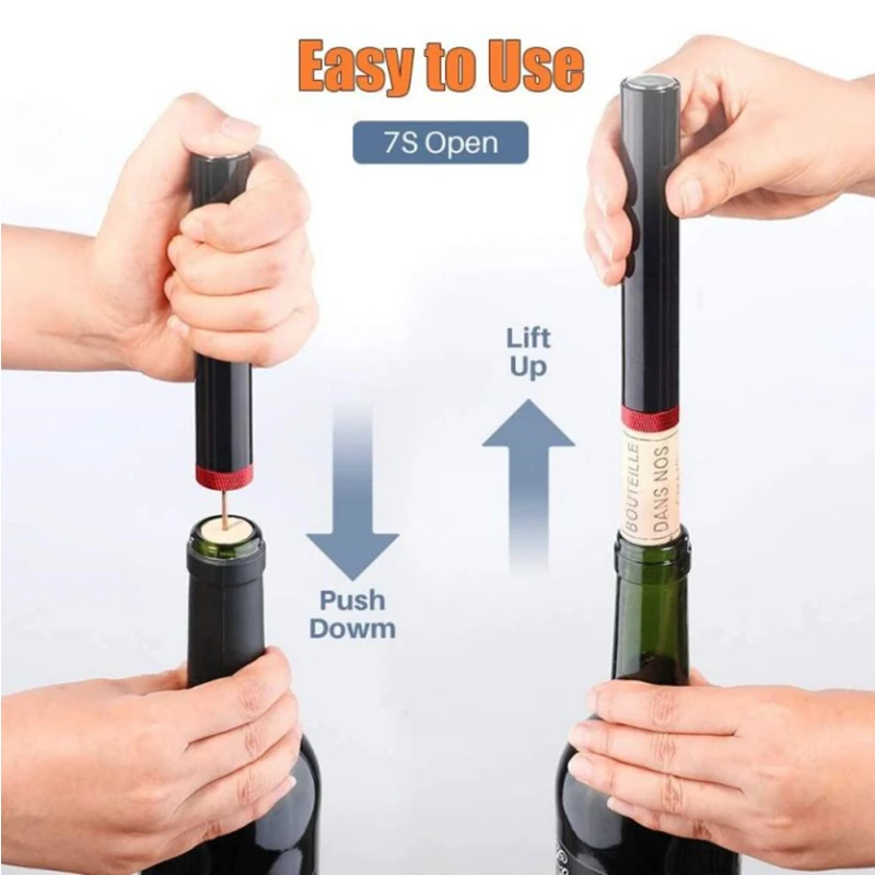 Red Wine Bottle Opener Air Pre - Wine Preservation Pump recension och pris
