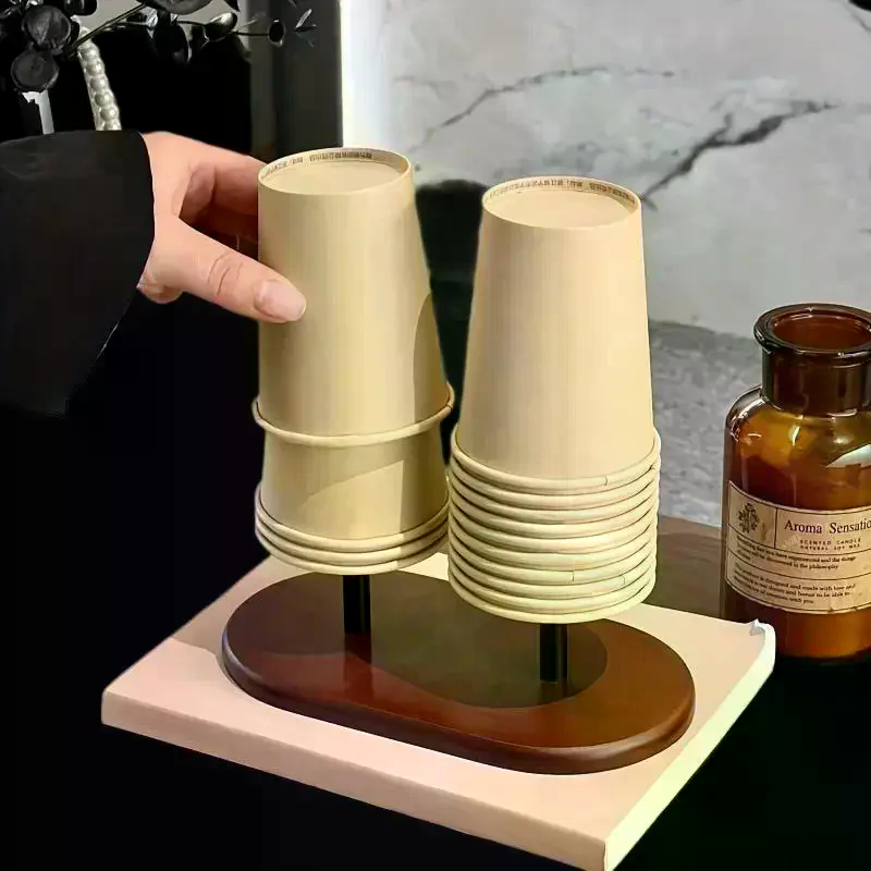 Paper Cup Storage Holder Woode - Home Bar Supplies recension och pris