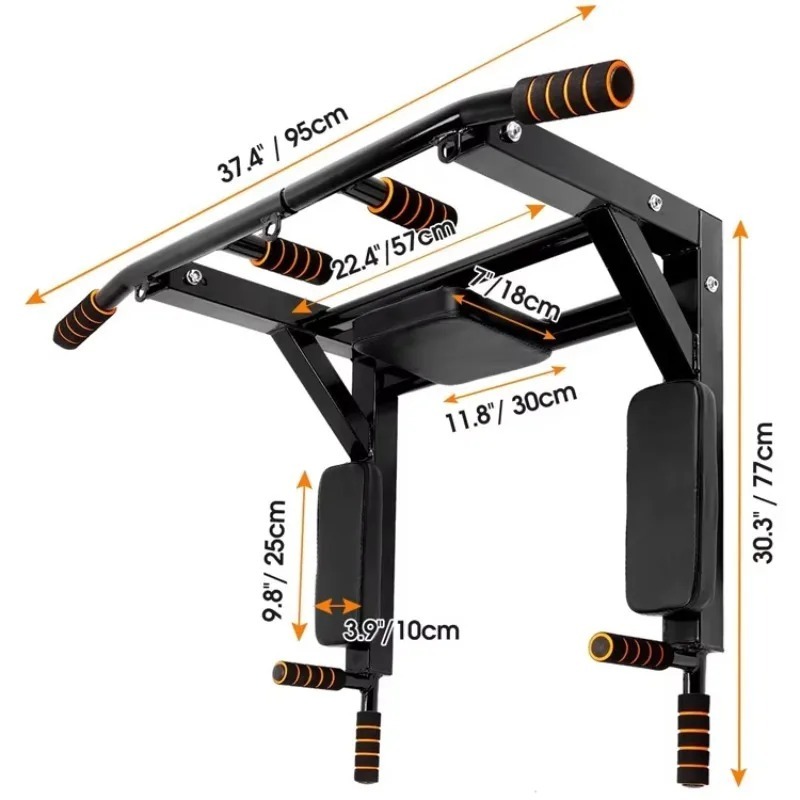 Wall-Mounted Pull-Up Bar for I - Home Bar And Gym recension och pris